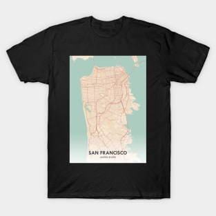 San Francisco City Map T-Shirt